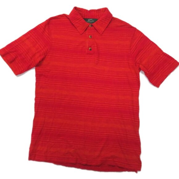 Woolrich Other - Woolrich Polo Shirt Mens Medium Red‎ Striped S/S